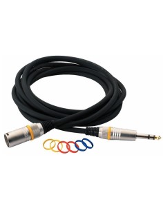 RockCable Microphone Cable XLR male to TRS Balanced 6m