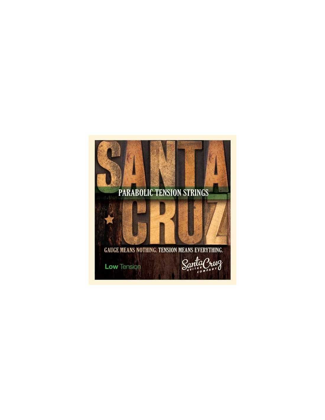 Santa Cruz Low Tension Acoustic Guitar Strings