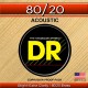 DR Strings HiBeam Acoustic 80/20 Bronze HA-11