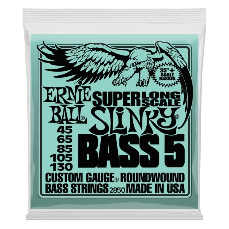 Ernie Ball Nickel Wound Super Long Scale 45-130 Bass Strings