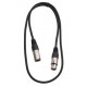 Rockcable Microphone Cable 1m XLR-XLR