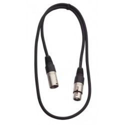 Rockcable Microphone Cable 1m XLR-XLR