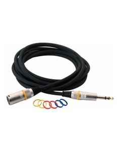 RockCable Microphone Cable XLR Male/ TRS Balanced 2m