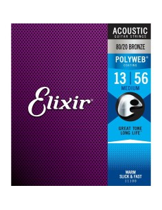 Elixir Acoustic Polyweb Medium