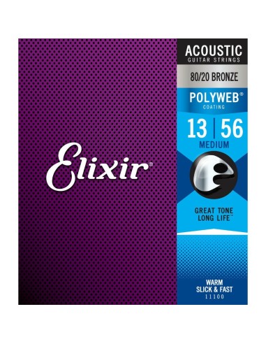 Elixir Acoustic Polyweb Medium