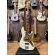 Squier 40th Anniversary Jazz Bass Gold Edition Olympic White