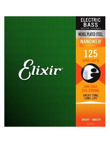 Elixir Bass Super Light B Long Scale 125