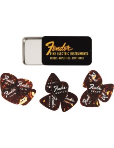 Fender Fine Electric Pick Tin 12 Pack