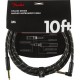Fender Deluxe Series Instrument Cable Straight/Angle 3m Black Tweed