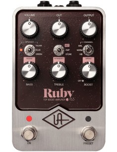 Universal Audio UAFX Ruby '63 Top Boost Amplifier