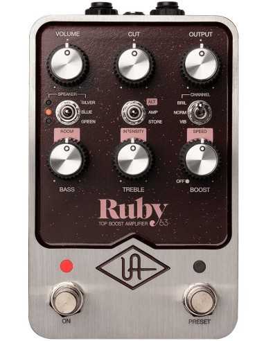 Universal Audio UAFX Ruby '63 Top Boost Amplifier