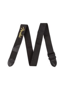 Fender Logo Strap Black/Yellow