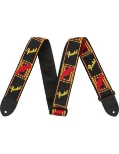 Fender Monogrammed Strap Red