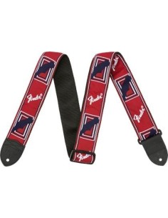 Fender Monogrammed Strap Red