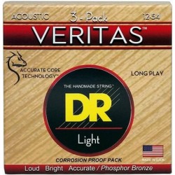 DR Strings Veritas VTA12 Light 3-Pack