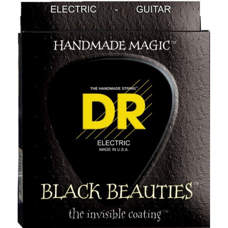 DR Strings Black Beauties BKE12 Heavy