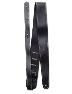 Martin Strap Leather Slim Black